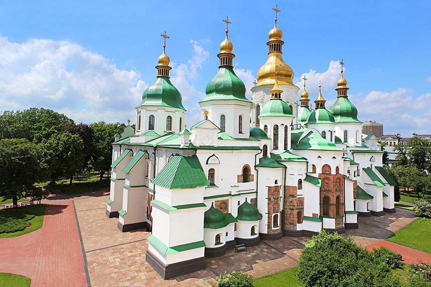 Saint Sophia Cathedral In Kiev, Ukraine